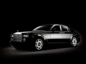 Elegant, Black, Rolls-Royce Phantom