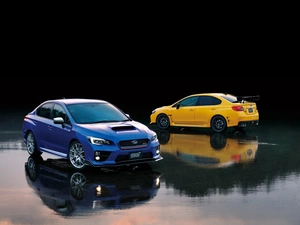 blue, Subaru Impreza WRX STI S207 Limited Edition, 2016, Yellow