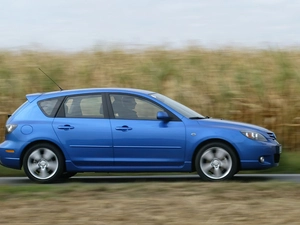 Blue, Mazda 3