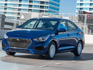 blue, Hyundai Accent
