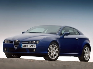 Hatchback, Blue, Alfa Romeo Brera