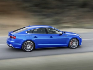 2017, Blue, Audi S5 Sportback