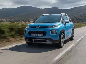 2017, blue, Citroën C3 Aircross