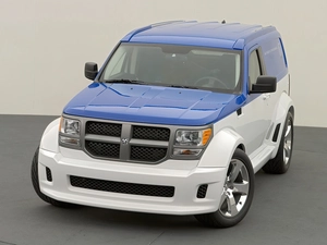 Dodge Nitro, white, blue