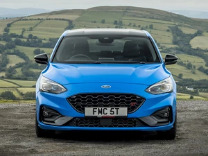Front, blue, Ford Focus ST