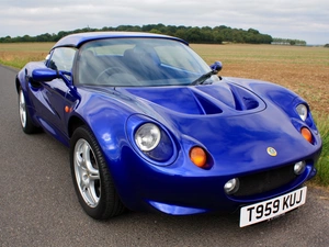 Way, blue, Lotus Elise, Field
