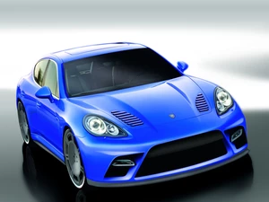 Blue, Porsche Panamera