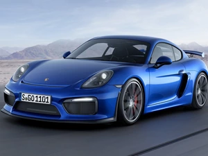 2015, Blue, Porsche Cayman GT4