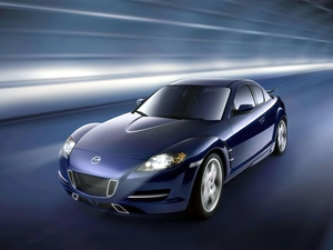 Blue, Mazda RX8