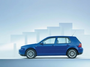 Volkswagen Golf 4, blue