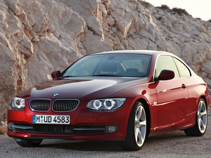 headlights, BMW 3 Coupe, Mask