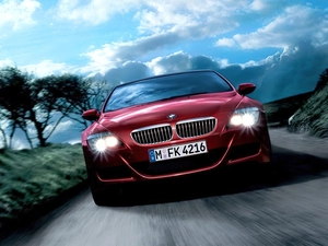 BMW 6, claret