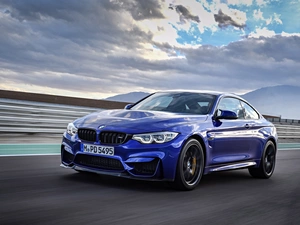 Blue, coupe, 2017, BMW M4 CS
