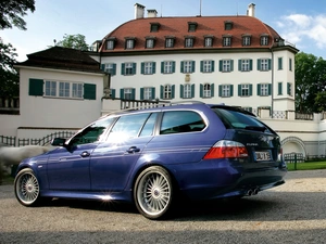 E60, house, Combi, BMW 5, Granate