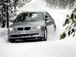 BMW E60, winter