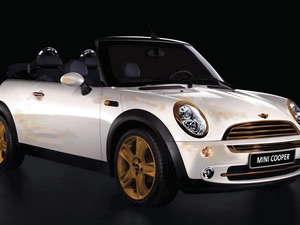 @, Mini Cooper, Brown