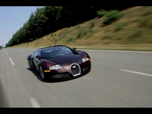 Bugatti Veyron, freeway
