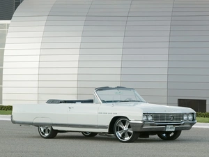White, Chrome, wheel, Buick Electra Park