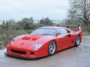 Ferrari F 40, bumper, Rain, makeweight