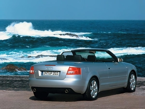 Silver, Cabrio, Waves, Audi A4