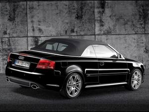 Black, Cabriolet, Diffuser, Audi RS