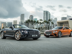 Cabriolet, coupe, cars, Bentley Continental GT V8, Two cars