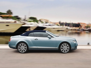 the roof, Bentley Continental GTC, canvas