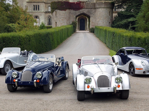 Morgan Roadster, four, cars