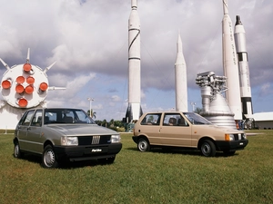 Two cars, the Fiat Uno