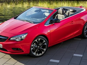 Cabriolet, Red, Opel Cascada