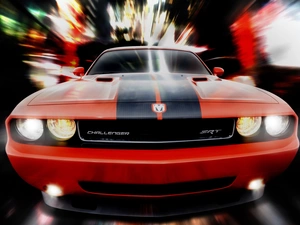 Challenger, Red, Dodge