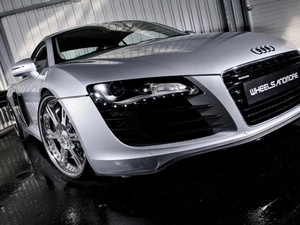 @, Audi R8, Chrome