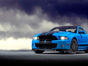 Ford Mustang, GT-R500, clouds, Shelby