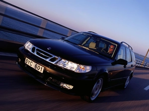 Saab 93, black Combi
