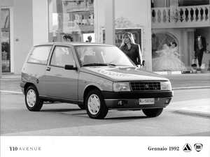 Front, commercial, prospectus, Autobianchi Y10