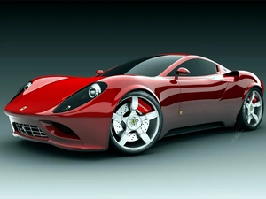 car, Ferrari Dino, Concept