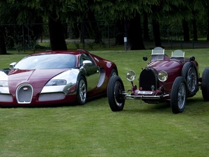 contrast, cars, Bugatti