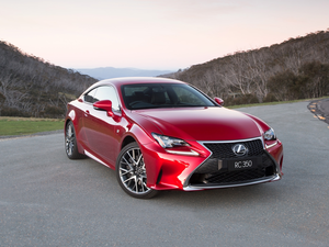 2015, Red, Lexus RC 350 F Sport Coupe