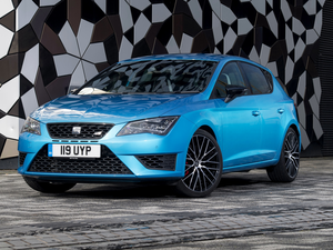 blue, Seat Leon Cupra