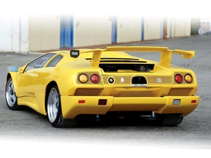 Yellow, Lamborghini Diablo