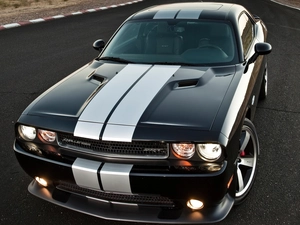 Belts, Dodge Challenger STR8, White