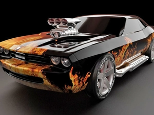 Dodge Challenger, Flames