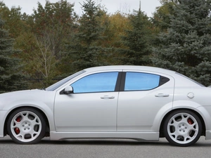 Mirror, windows, side, Dodge Avenger, Left