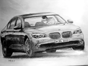 BMW Series 7, Draft, Drawing, E66