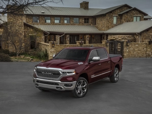 Dodge Ram 1500, driveway, house, Pickup