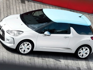Doors, White, Citroen DS3