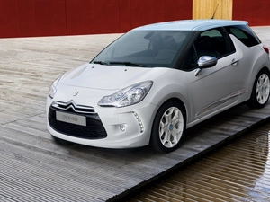 headlights, White, Citroen DS3