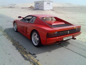 Desert, Ferrari Testarossa, Dubaj