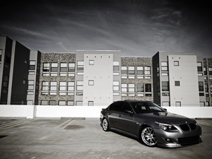 E60, black, BMW