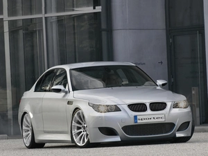 silver, E60, coupe, BMW 5